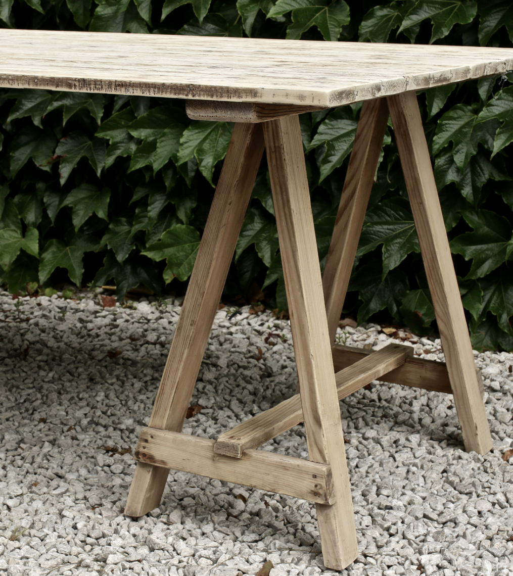 Large French Trestle Table